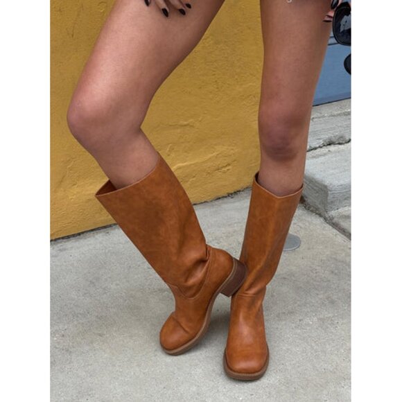 boc Shoes - BOC BY BORN Celine Knee High Boot in Tan Size US 8